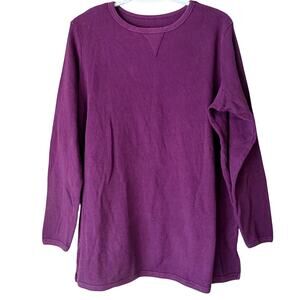 Woman Within Purple Top Size 18/20 (L)